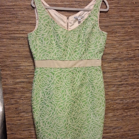 🌸 Maggy London Green Floral Dress 🌸 👗 Size 12 | Sleeveless - Picture 1 of 12